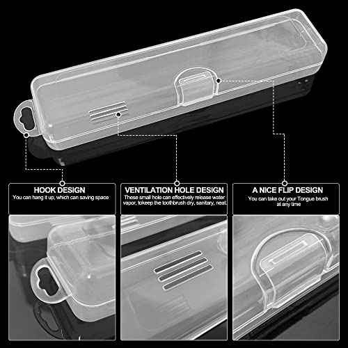 Tongue Scraper Case, Tongue Scraper Travel Case, Tongue Cleaner Case, Case for Tongue Scraper (2 Pack)