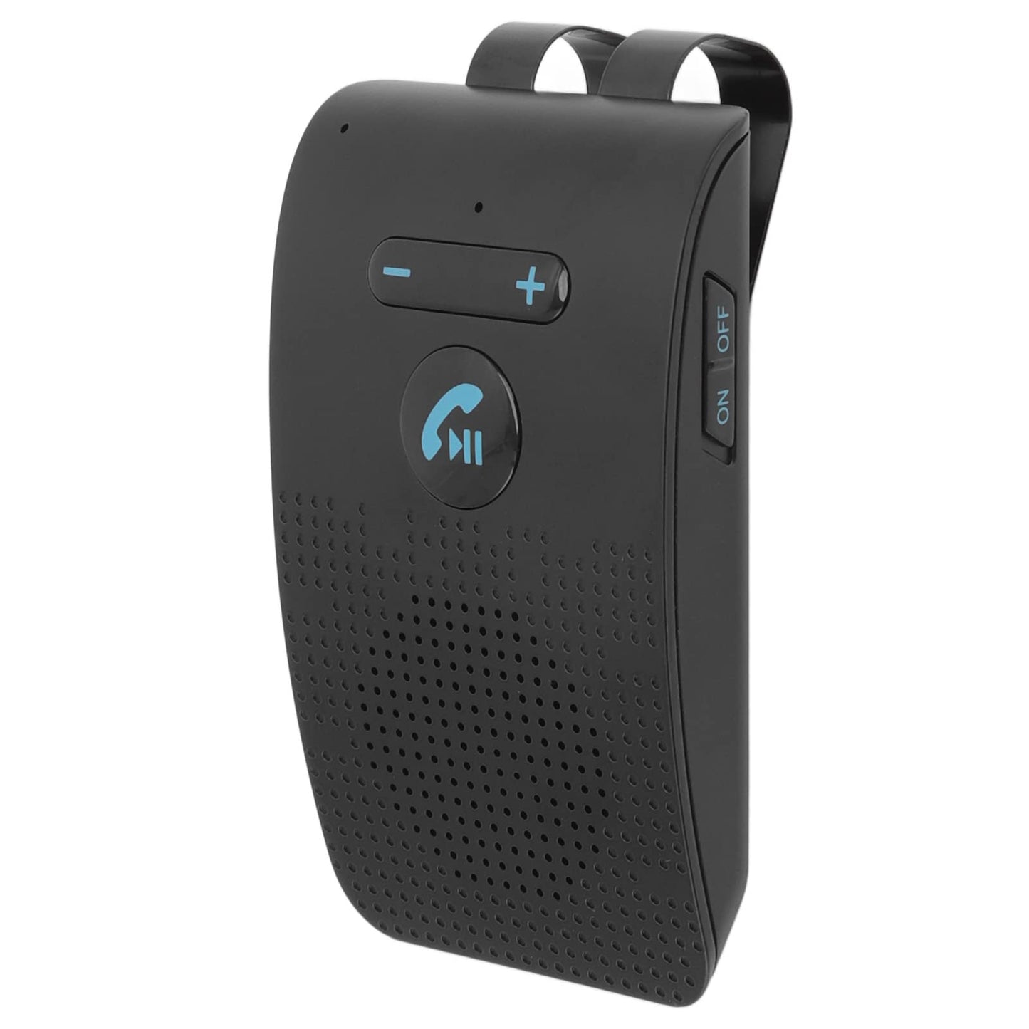 SP09 Handsfree Bluetooth Speaker for Cell Phone, in Car Speakerphone with Visor Clip, Motion Auto On, Connect 2 Phones, 10 Hours Talking Time, Car Visor Bluetooth Receiver for