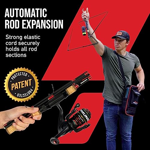 Amundson Savvy Rider Backpacker All-in-One Fishing Combo