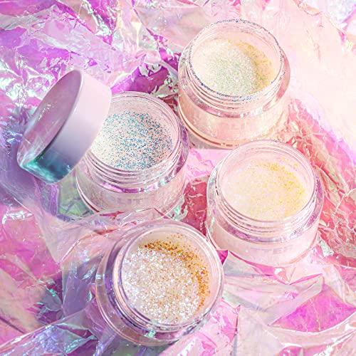 BestLand Holographic Body Glitter Gel for Women and Kids – Sparkle Glitter Makeup for Face, Body & Hair – Long Lasting Shi...