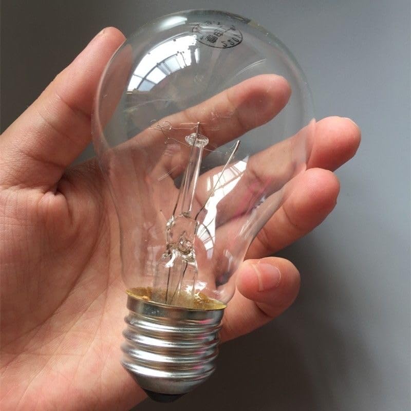 Hoimuv 75 Watt Incandescent Light Bulbs, A19 75 WATT Incandescent Bulb Shatter Resistant Rough Service Light Bulb 75 WATTS A19 Shape (4PACK)