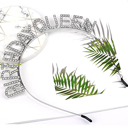 AOPRIE Birthday Crown - Silver Tiara for Girls & Women - Princess Crown Rhinestone Headband - Happy Birthday Accessory