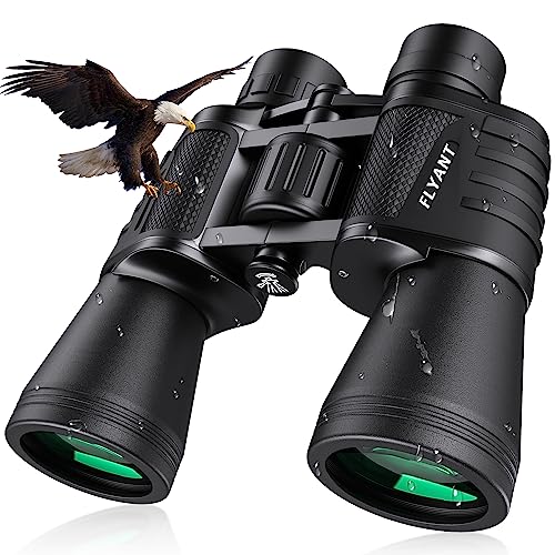 20x50 High Powered Binoculars for Adults, Waterproof Compact Binoculars with Low Light Vision for Bird Watching Hunting Ca...