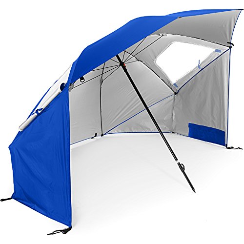Sport-Brella Super-Brella SPF 50+ Sun and Rain Canopy Umbrella for Camping