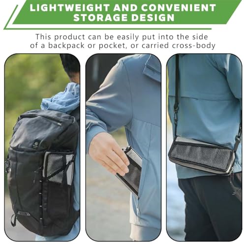 HILIMSE Compact Folding Stool for Adults Design and Portable Backpacking Stool with Handbag Style,Lightweight Mini Chair f...