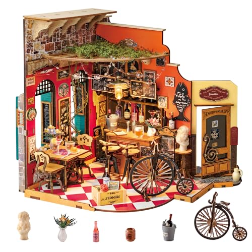 Rolife DIY Miniature House Kit for Adults, Mini Wooden Dollhouse Kit, Tiny House Diorama Building Kits-Birthday Christmas ...