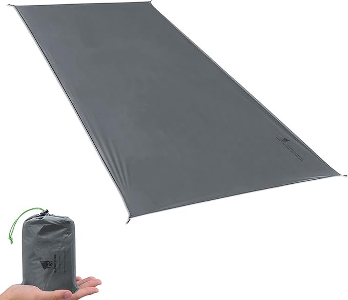 GEERTOP Portable Waterproof Tent Footprints Lightweight Camping Tent Ground Sheet Mat Sunshade Shelter for Outdoor Backpac...