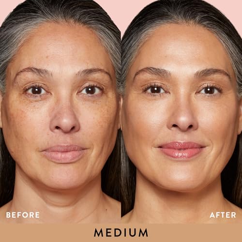 LAURA GELLER NEW YORK Baked Balance-N-Glow Illuminating Foundation - Medium - Buildable Sheer to Light Coverage - Satin Fi...