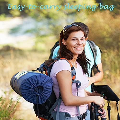 Tuphen Double Sleeping Bag, Sleeping Bag with 2 Pillows, Queen Size XL Bag for 2 People, Cold Warm Weather- 3 Seasons, Wat...