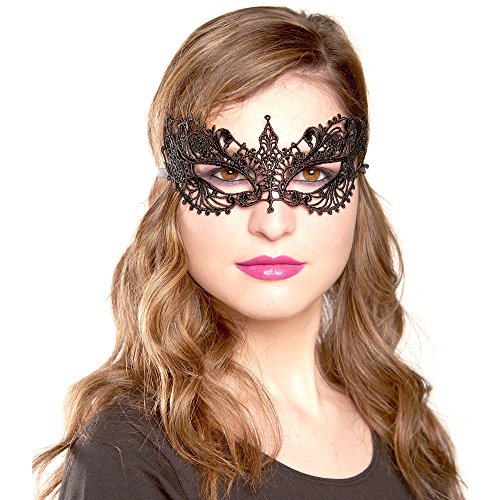 Exlinonline Lace Masquerade Mask Elastic,Fit for Adult,Soft Gentle Material,Specially For Costume,Thememed Party
