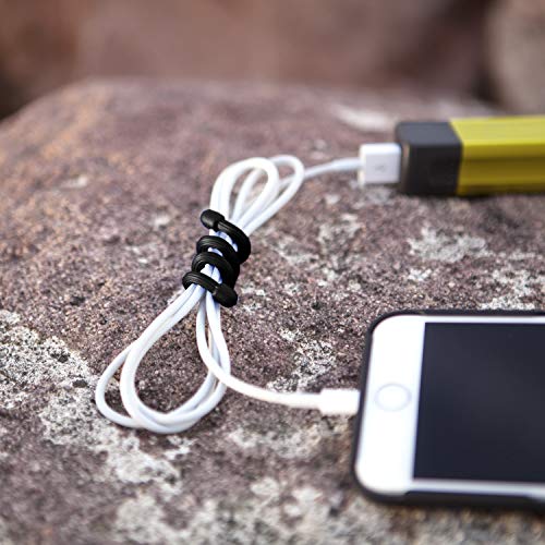 Nite Ize Original Gear Tie - 6-Inch Reusable Rubber Twist Tie - Reusable Gear Ties - Electric Cord Organizers - Twist Ties...
