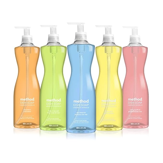 Method Dish Soap Pump Refill, Clementine, 36 Ounce