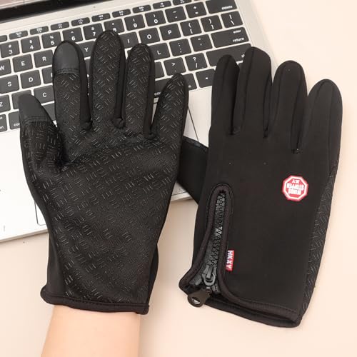 Winter Waterproof Ski Snow Warm Gloves, Windproof Thermal with Touchscreen Fingers, for Running Outdoor Sports Daily Work