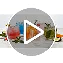 Oojami 40 count Diamond Unbreakable Stemless Plastic Wine Champagne Whiskey Glasses Elegant Durable Disposable Indoor Outd...