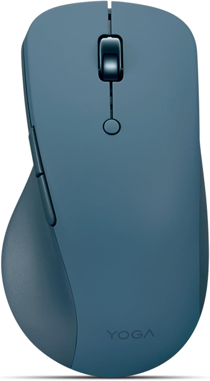Lenovo Yoga Pro Mouse, Bluetooth, USB-C Rechargable, Dual Mode Bluetooth, 6 Button, Right Handed Design, Ergonomic Design,...