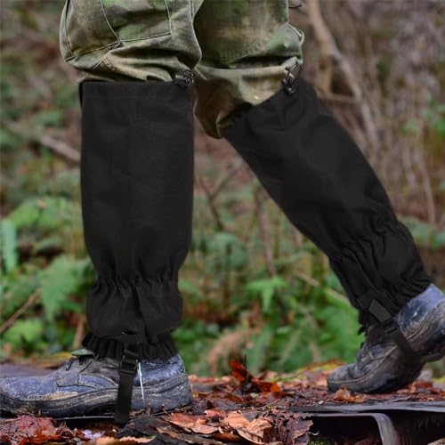 UNIQOCK Hiking Gaiters Lightweight Leg Gaiters Snow Gaiters Waterproof Windproof Durable Leg Cover Protect for Mountain Sn...