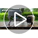 Odoland Portable Camping Stove Butane 1400W Gas Stove Collapsible Backpacking Stove for Indoor Outdoor Cooking Hiking and ...