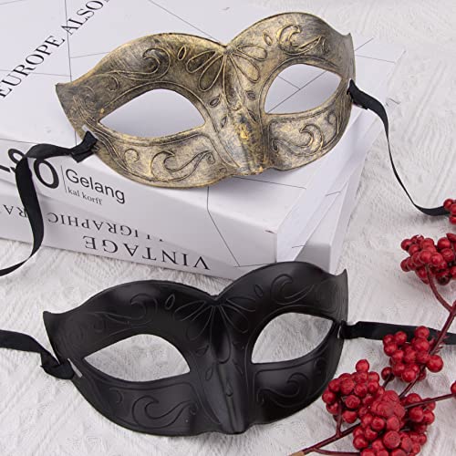 FEQO 48 Pieces Masquerade Masks Vintage Antique Masks Venetian Masks