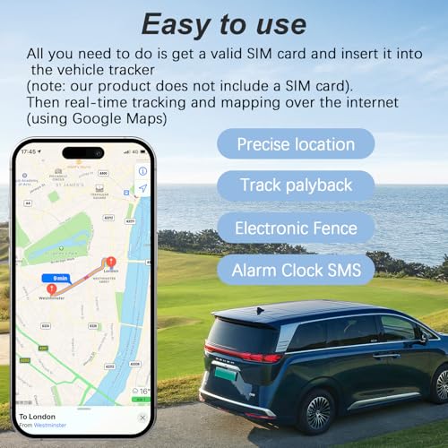 Mini GPS Tracker for Vehicles: Tracker Device for Vehicles No Subscription No Monthly Fee Car Tracker Device Hidden Magnet...