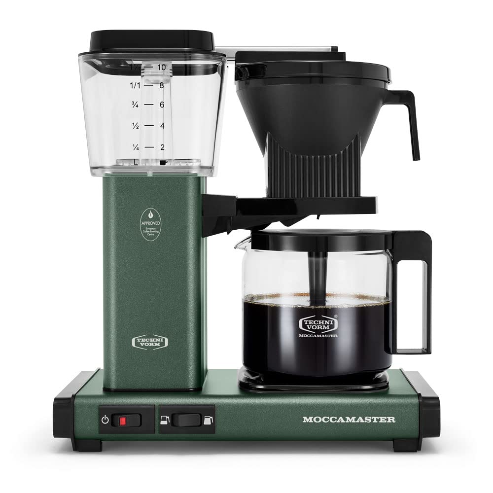 Technivorm Moccamaster 53923 KBGV Select 10-Cup Coffee Maker, Juniper, 40 ounce, 10-Cup, 1.25L