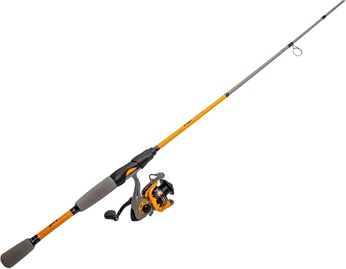 Lew’s Hypersonic Spinning Reel and Fishing Rod Combo, IM6 Graphite Rod with Fast Action, 3+1 Bearings, 5.1:1 Gear Ratio, S...
