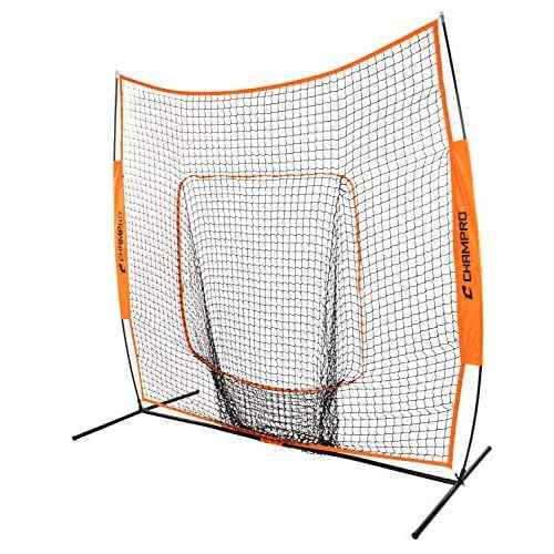 CHAMPROCHAMPRO MVP Portable Steel Frame Multi-Sport Sock Net, Baseball/Softball Collection Screen