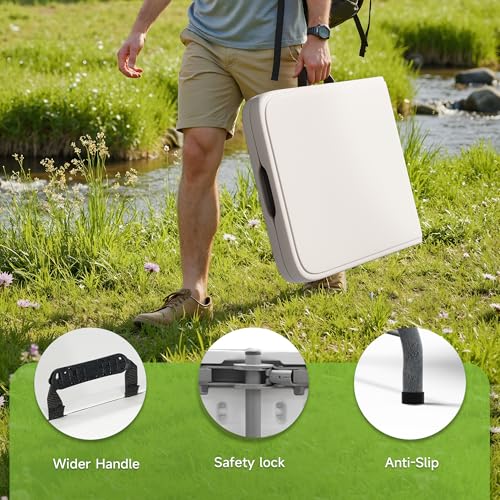 Ortus Collective Folding Table 6 Foot - Heavy Duty 330LBS Capacity, Sturdy & Foldable Design with Safety Lock - Portable T...