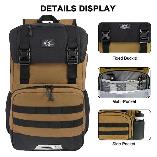 WOLT Laptop Backpack with USB Charging Port Fits Up to 17 Inch Laptop, College Backpack for Men Women, Computer Business B...