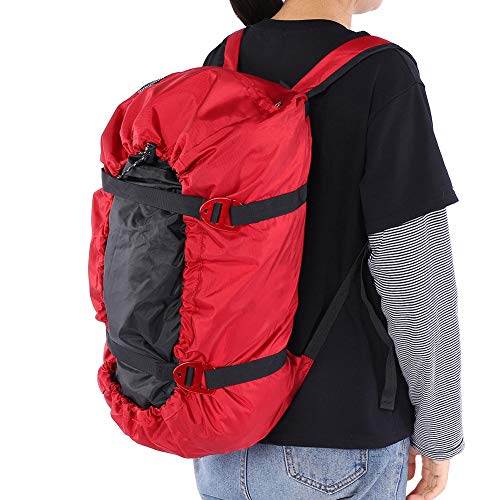 Tiiyee Rock Climbing Rope Bag, Arborist Rope Storage Bag Portable Folding Shoulder Backpack Large Capacity Tarp Waterproof...