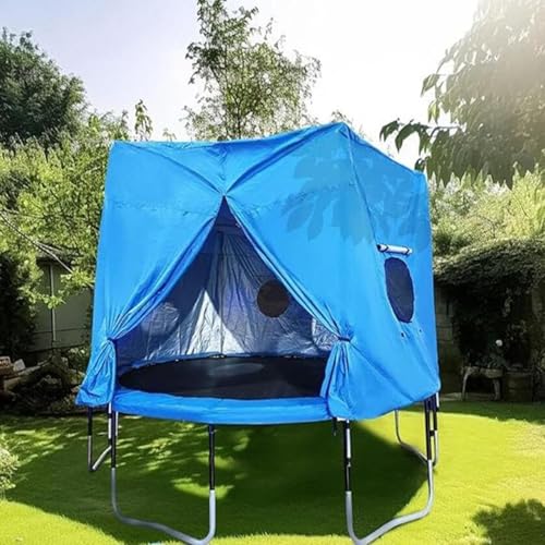 6FT/8FT/10FT/12FT/14FT/15FT Trampoline Tent, Trampoline Tent Cover, Waterproof Oxford Trampoline Canopy, Trampoline Sun Sh...