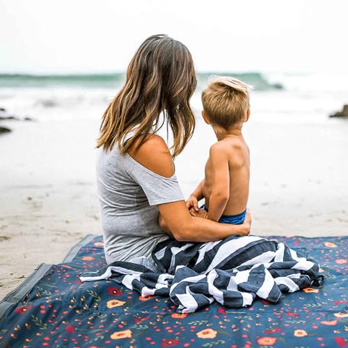 Little Unicorn 5'x5' Outdoor Family Picnic & Beach Blanket | Durable & Water-Resistant Fabric | Compact Fold & Easily Wipe...