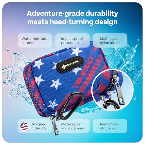Keep Going Travel First Aid Kit Bundle of 2 Kits, First Aid Kit for Car, Home, Dorm, & Boat with Latex-Free Bandages – Tra...