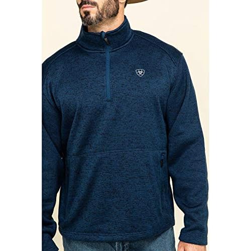 Ariat Men's Caldwell Logo 1/4 Zip Sweater