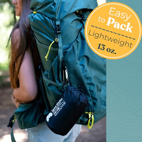 Sleeping Bag Liner for Hot or Cold Weather Camping, Ultra-Soft, Washable 86x35" , Lightweight & Anti-Static Polyester Kni...