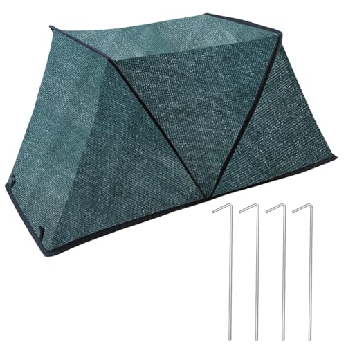 Feoang Foldable Plant Shade Tent, Raised Garden Bed Cover Plants Sun Shade Cloth with Stakes Garden Plant Protector UV Res...