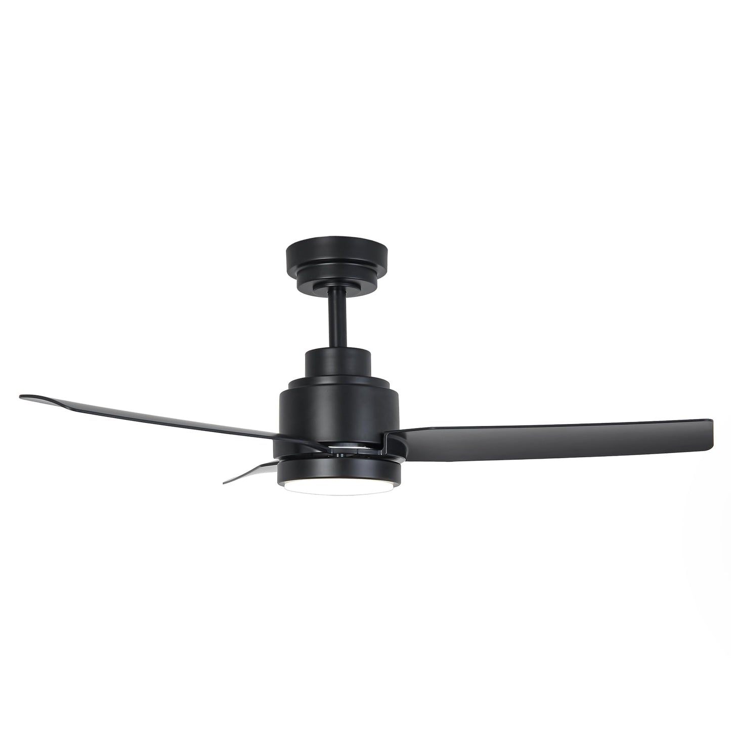 Ceiling Fans With Lights And Remote, 42 Inch Black Modern Ceiling Fan With Remote/App Control, Indoor Outdoor Ceiling Fans For B