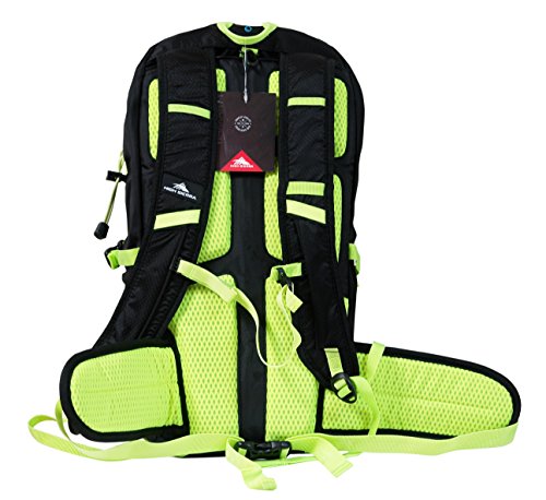 High Sierra 28 Liter Front-Loading Frame Pack - OMAK 28 Urban/Trail Hiking (Hydration Access Ready) (Black/Yellow)