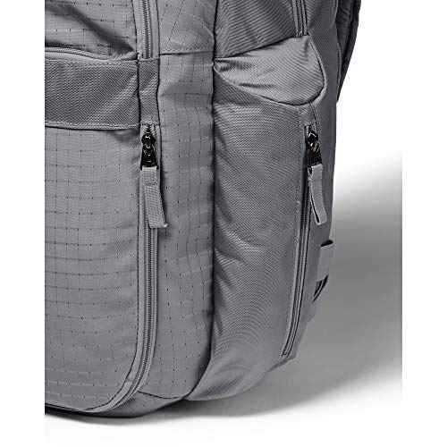 Under Armour Men's Lacrosse Backpack, Steel (035)/White, One Size Fits All