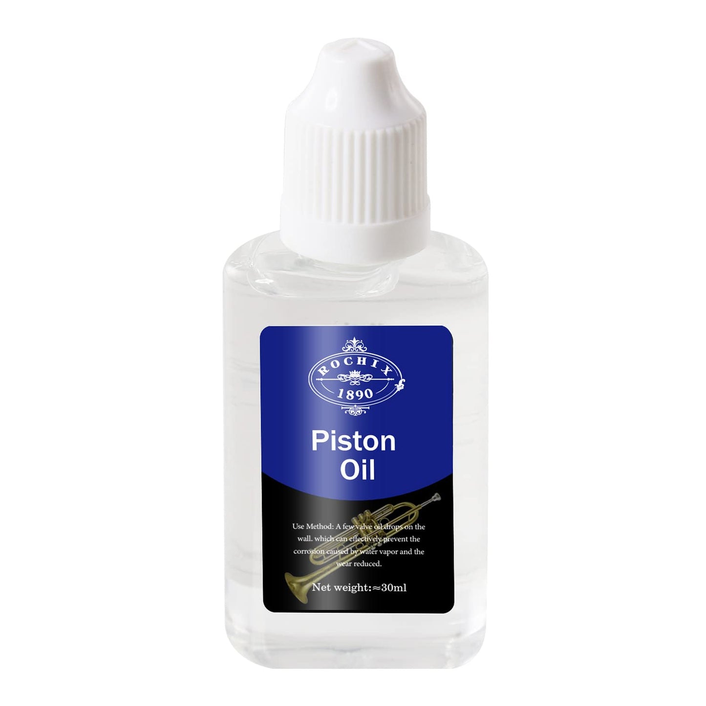 6 Pcs Valve Oil Regular Synthetic Piston Valve Oil For Trumpet,Horn,Brass Instruments,1.02 Fl.Oz/30Ml/Pcs