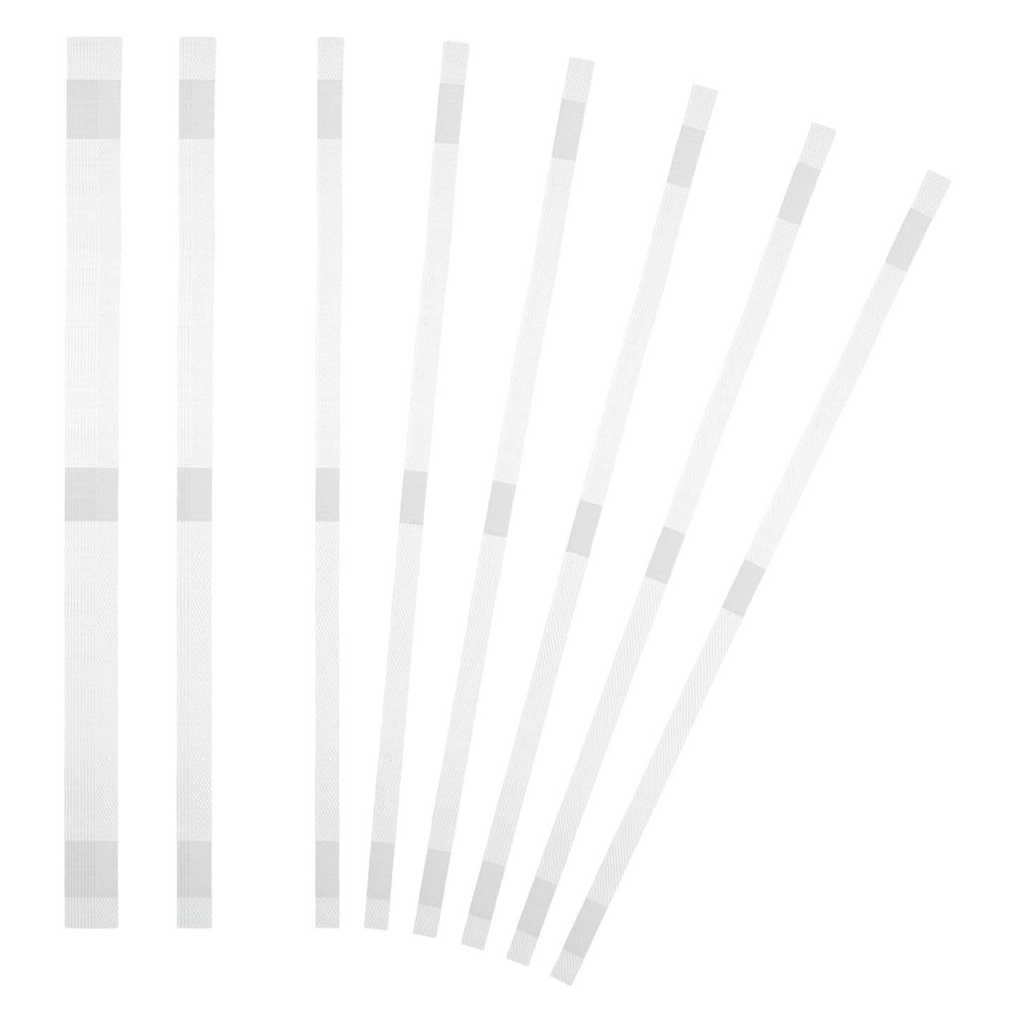 PATIKIL 8x285mm Thermal Binding Strips, 20PCS Glue Strips Tape Hot Melt Adhesive with Mesh Backing for Book Binding Repair Albums Pictures Files Crafts A4 Letter Size, White