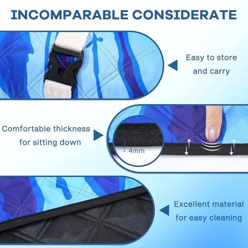 Genovega Waterproof Picnic Blanket Beach Outdoor Camping Mat Extra Large Foldable Cute Big Travel Essential Accessories Gi...