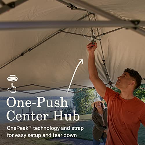 Coleman Oasis Lite Pop-Up Canopy Tent with Side Wall Attachment, Portable Shelter with Easy Setup & Takedown, Wheeled Carr...
