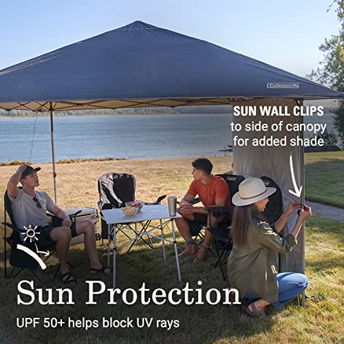 Coleman Oasis Lite Pop-Up Canopy Tent with Side Wall Attachment, Portable Shelter with Easy Setup & Takedown, Wheeled Carr...