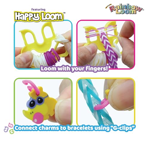 Rainbow Loom® Loomi-Pals™ MEGA Set, Features 60 Cute Assorted LP Charms, The New RL2.0, Happy Looms, Hooks, Alpha & Pony B...