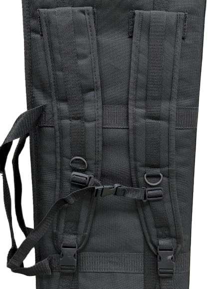 BULLDOG 40" Heavy-Duty Nylon Case for Gun Storage and Transport, Water-Resistant Tactical Bag with Zipper Closer, Adjustab...