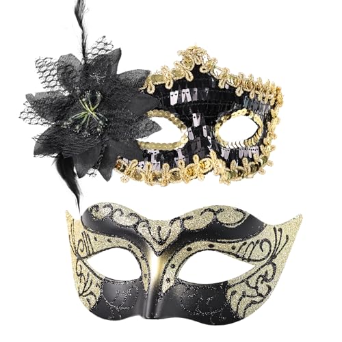 Daieeparty Masquerade Mask for Women-Lace Masks Women Costume Accessories