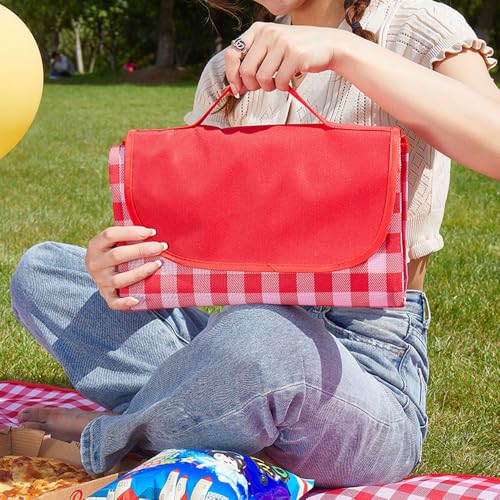 Large Beach Blanket Outdoor Picnic Blankets, Foldable Waterproof Sand Free beach Mat for Festival BBQ Park Grass Lawn Camp...