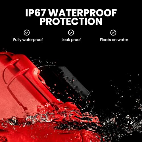 NANUK 910 Waterproof First Aid Kit 146pcs – Durable, Pre-Stocked First Aid Emergency Kit with Bandages, Tick Removal Tool,...