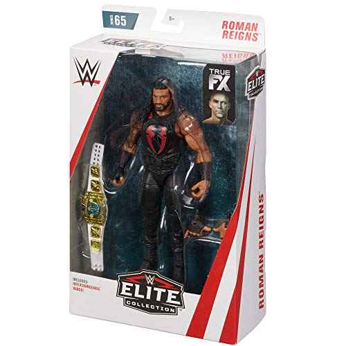 WWE MATTEL Roman Reigns Elite Collection Deluxe Action Figure with Realistic Facial Detailing, Iconic Ring Gear & Accessories