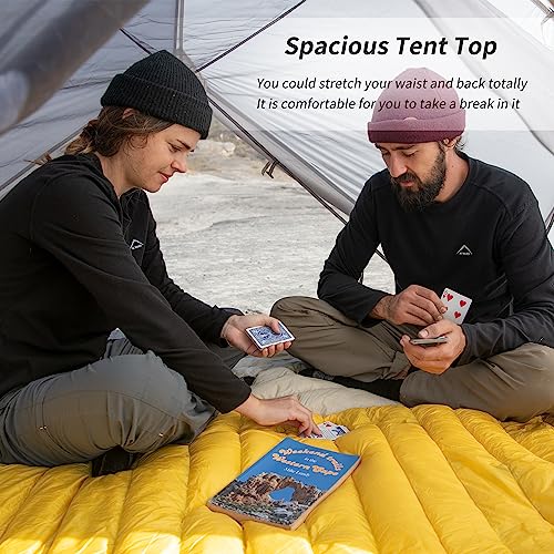 Naturehike Mongar 2 Person 3 Season Camping Tent Ultralight Backpacking Tent for Hiking Cycling